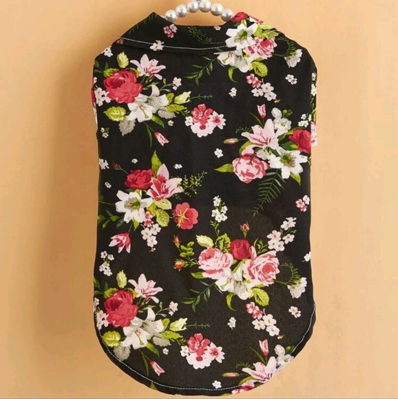 Floral pet shirt size small - Picture 2 of 5